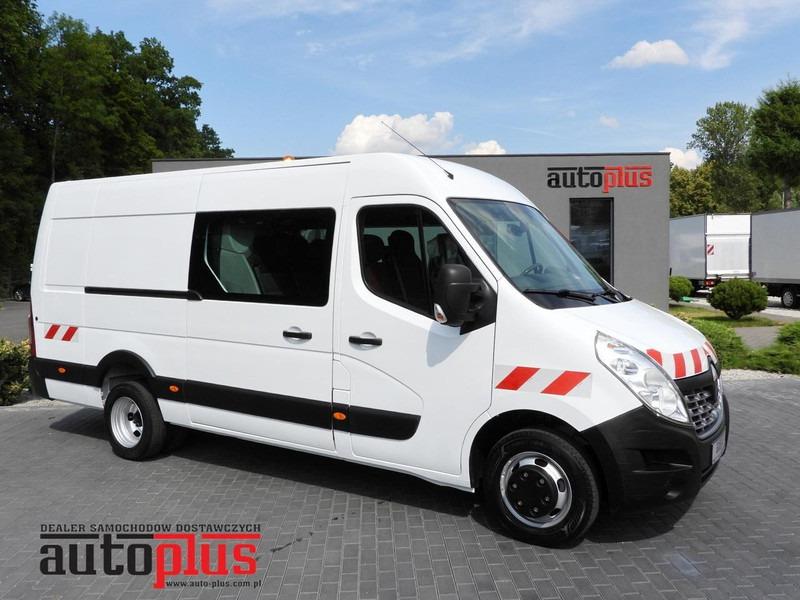 Renault MASTER FURGON BRYGADÓWKA 7 MIEJSC TEMPOMAT BLIŹNIACZE KOŁA KLIMA - حافلة صغيرة, ميكروباص: صورة 1 Renault MASTER FURGON BRYGADÓWKA 7 MIEJSC TEMPOMAT BLIŹNIACZE KOŁA KLIMA - حافلة صغيرة, ميكروباص: صورة 1