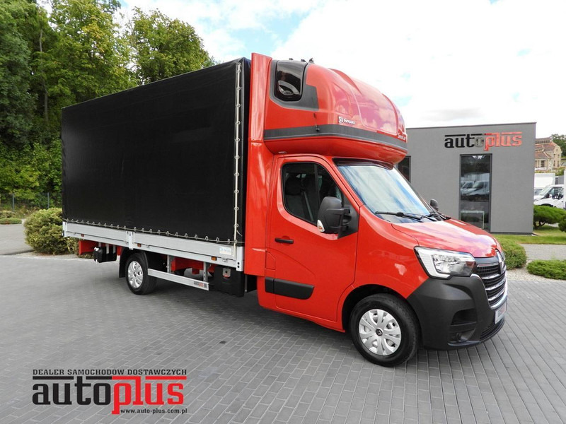 Renault MASTER PLANDEKA 10 PALET WEBASTO TEMPOMAT LEDY KLIMATYZACJA 165 - شاحنة مغلقة بستائر جانبية: صورة 1 Renault MASTER PLANDEKA 10 PALET WEBASTO TEMPOMAT LEDY KLIMATYZACJA 165 - شاحنة مغلقة بستائر جانبية: صورة 1