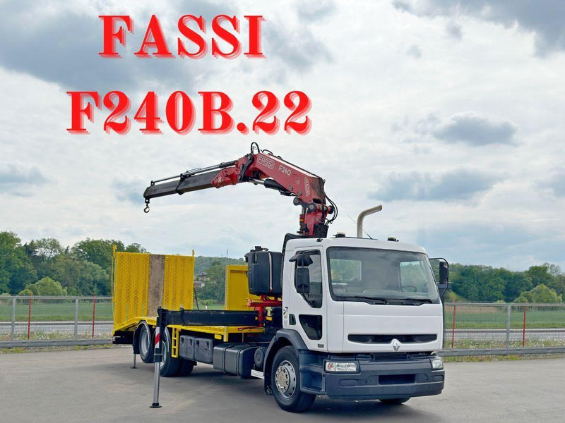 Renault PREMIUM 320 * FASSI F240B.22 + FUNK* TOP - شاحنة سحب: صورة 1 Renault PREMIUM 320 * FASSI F240B.22 + FUNK* TOP - شاحنة سحب: صورة 1