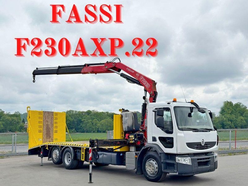 Renault PREMIUM 370 * FASSI F230AXP.22 + FUNK* TOP - شاحنة سحب: صورة 1 Renault PREMIUM 370 * FASSI F230AXP.22 + FUNK* TOP - شاحنة سحب: صورة 1