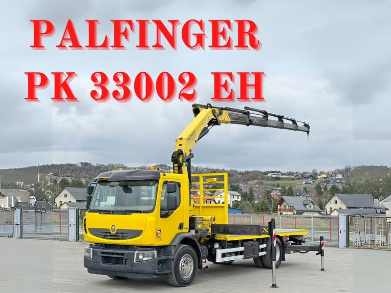 Renault PREMIUM 430 DXI* PK 33002 EH/FUNK * TOPZUSTAND - شاحنات مسطحة, شاحنة كرين: صورة 1 Renault PREMIUM 430 DXI* PK 33002 EH/FUNK * TOPZUSTAND - شاحنات مسطحة, شاحنة كرين: صورة 1