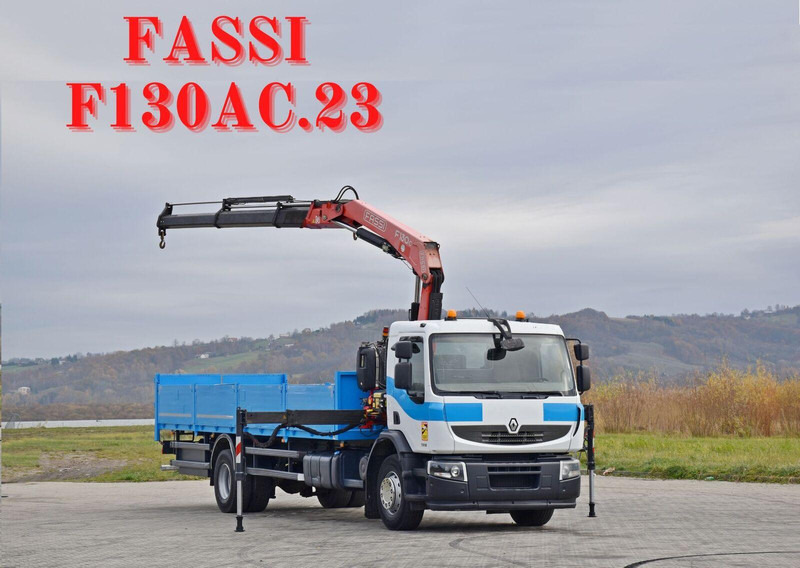 Renault Premium 320 DXI - شاحنات مسطحة, شاحنة كرين: صورة 1 Renault Premium 320 DXI - شاحنات مسطحة, شاحنة كرين: صورة 1
