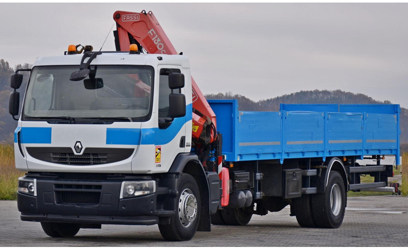 Renault Premium 320 DXI - شاحنات مسطحة, شاحنة كرين: صورة 4 Renault Premium 320 DXI - شاحنات مسطحة, شاحنة كرين: صورة 4