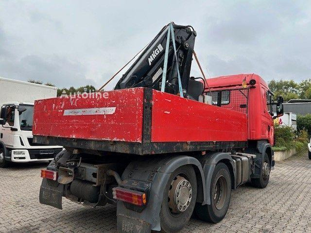 Scania 124 L 470 - Flatbed + crane - شاحنات مسطحة, شاحنة كرين: صورة 3 Scania 124 L 470 - Flatbed + crane - شاحنات مسطحة, شاحنة كرين: صورة 3