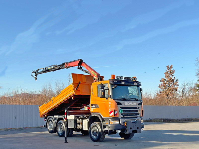 Scania G 360 * KIPPER 4,60m * PALFINGER PK 11002/ 4x4 - شاحنة قلاب, شاحنة كرين: صورة 2 Scania G 360 * KIPPER 4,60m * PALFINGER PK 11002/ 4x4 - شاحنة قلاب, شاحنة كرين: صورة 2