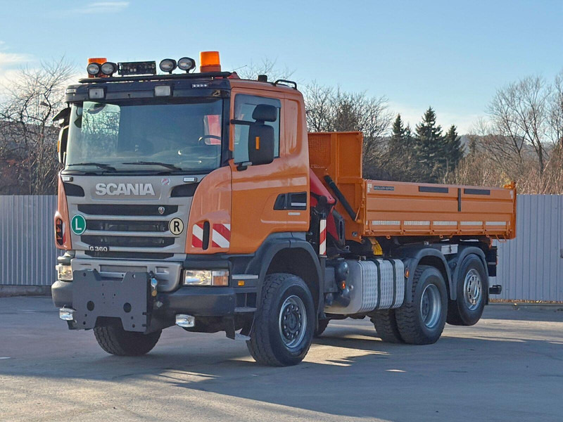 Scania G 360 * KIPPER 4,60m * PALFINGER PK 11002/ 4x4 - شاحنة قلاب, شاحنة كرين: صورة 4 Scania G 360 * KIPPER 4,60m * PALFINGER PK 11002/ 4x4 - شاحنة قلاب, شاحنة كرين: صورة 4