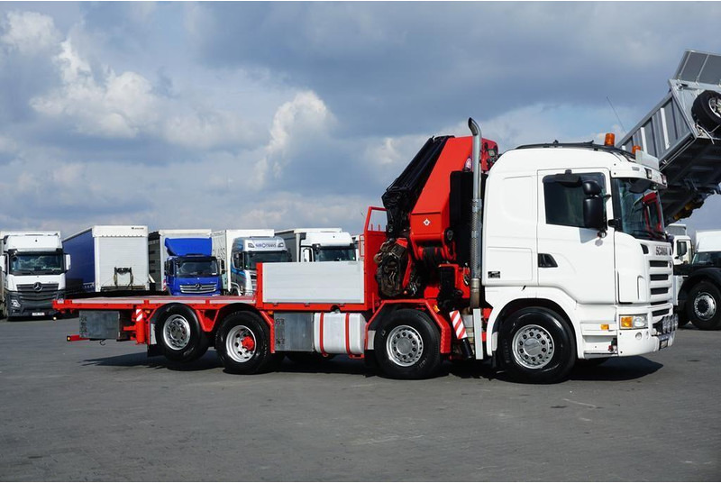 Scania G 480 / 8 X 2 / SKRZYNIOWY + HDS / HMF THOR - O K6 + JIB FJ 2000 - شاحنات مسطحة, شاحنة كرين: صورة 5 Scania G 480 / 8 X 2 / SKRZYNIOWY + HDS / HMF THOR - O K6 + JIB FJ 2000 - شاحنات مسطحة, شاحنة كرين: صورة 5