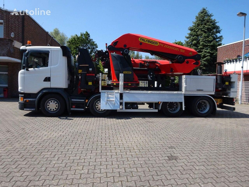 Scania G410 - Flatbed+crane - شاحنات مسطحة, شاحنة كرين: صورة 2 Scania G410 - Flatbed+crane - شاحنات مسطحة, شاحنة كرين: صورة 2