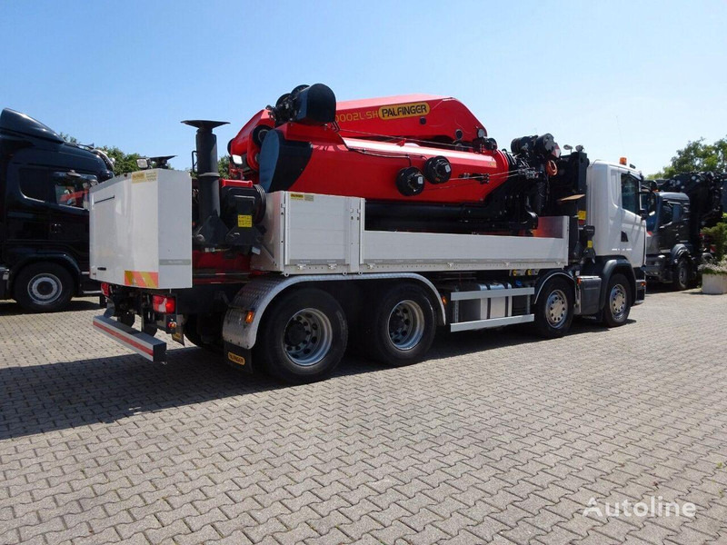 Scania G410 - Flatbed+crane - شاحنات مسطحة, شاحنة كرين: صورة 4 Scania G410 - Flatbed+crane - شاحنات مسطحة, شاحنة كرين: صورة 4