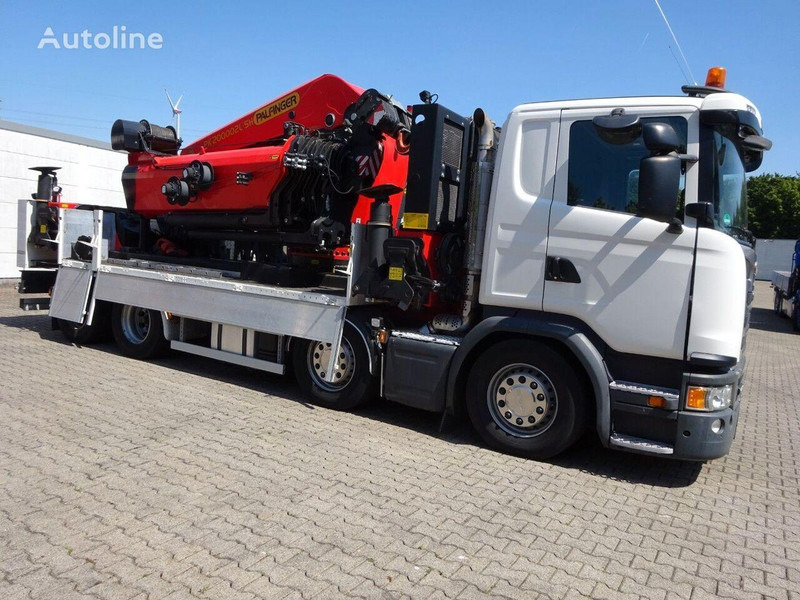 Scania G410 - Flatbed+crane - شاحنات مسطحة, شاحنة كرين: صورة 3 Scania G410 - Flatbed+crane - شاحنات مسطحة, شاحنة كرين: صورة 3