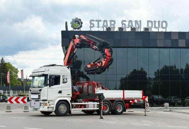 Scania G490 6x2 Palfinger PK 53002 SH Fly Jib Basket - شاحنات مسطحة, شاحنة كرين: صورة 1 Scania G490 6x2 Palfinger PK 53002 SH Fly Jib Basket - شاحنات مسطحة, شاحنة كرين: صورة 1