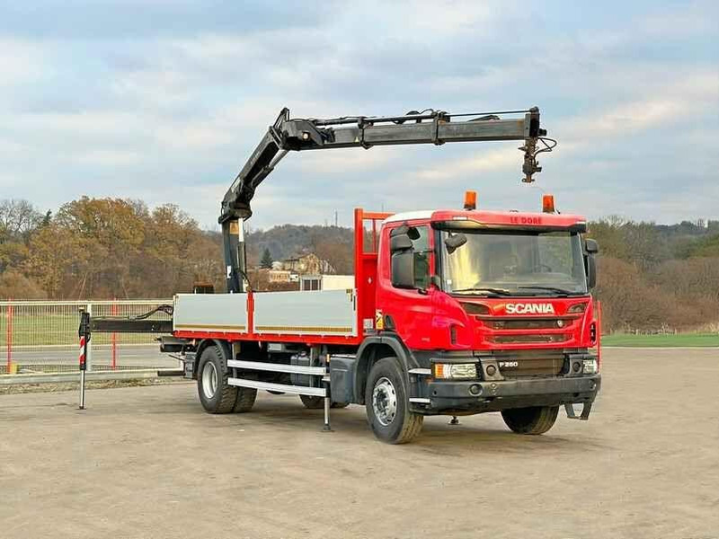 Scania P 280 * HIAB 122 E - 2 HIDUO + FUNK* TOPZUSTAND - شاحنات مسطحة, شاحنة كرين: صورة 2 Scania P 280 * HIAB 122 E - 2 HIDUO + FUNK* TOPZUSTAND - شاحنات مسطحة, شاحنة كرين: صورة 2