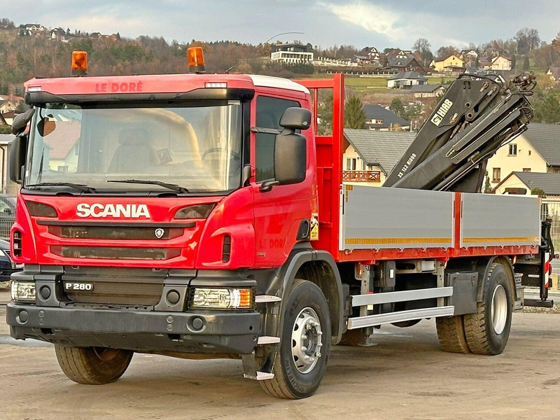 Scania P 280 * HIAB 122 E - 2 HIDUO + FUNK* TOPZUSTAND - شاحنات مسطحة, شاحنة كرين: صورة 3 Scania P 280 * HIAB 122 E - 2 HIDUO + FUNK* TOPZUSTAND - شاحنات مسطحة, شاحنة كرين: صورة 3