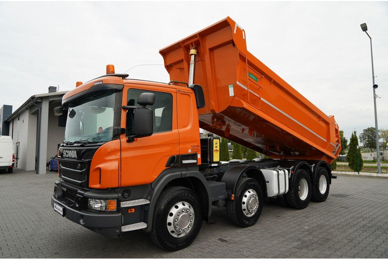 Scania P 410 / 8x4 / WYWROTKA TYLNOZSYPOWA / ALUFELGI / OPONY 100% / MA - شاحنة قلاب: صورة 4 Scania P 410 / 8x4 / WYWROTKA TYLNOZSYPOWA / ALUFELGI / OPONY 100% / MA - شاحنة قلاب: صورة 4