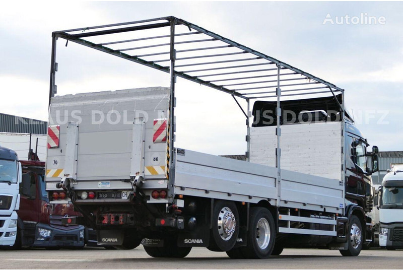 Scania R 580 6x2 Flatbed + Tail lift - شاحنات مسطحة: صورة 3 Scania R 580 6x2 Flatbed + Tail lift - شاحنات مسطحة: صورة 3