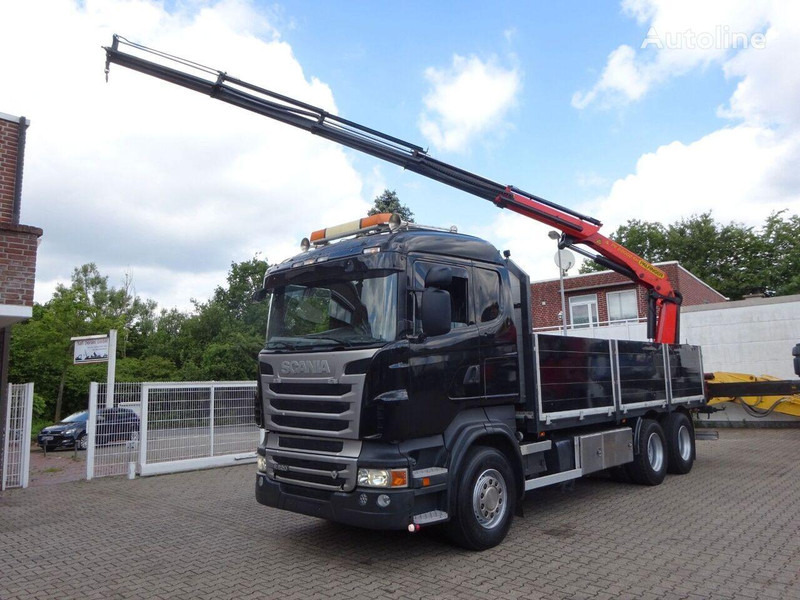 Scania R620 V8 - Flatbed+crane - شاحنات مسطحة, شاحنة كرين: صورة 3 Scania R620 V8 - Flatbed+crane - شاحنات مسطحة, شاحنة كرين: صورة 3