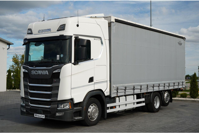 Scania S 450 / SOLÓWKA / 6X2 / OŚ PODNOSZONA / 2019 / - شاحنة ذات ستائر جانبية: صورة 4 Scania S 450 / SOLÓWKA / 6X2 / OŚ PODNOSZONA / 2019 / - شاحنة ذات ستائر جانبية: صورة 4