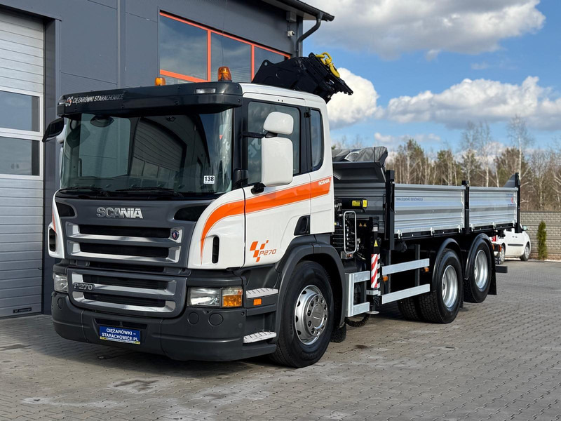 Scania SCANIA P270 6x2 wywrotka 3-stronna + HDS TEREX ATLAS 165.2E - شاحنة قلاب, شاحنة كرين: صورة 1 Scania SCANIA P270 6x2 wywrotka 3-stronna + HDS TEREX ATLAS 165.2E - شاحنة قلاب, شاحنة كرين: صورة 1
