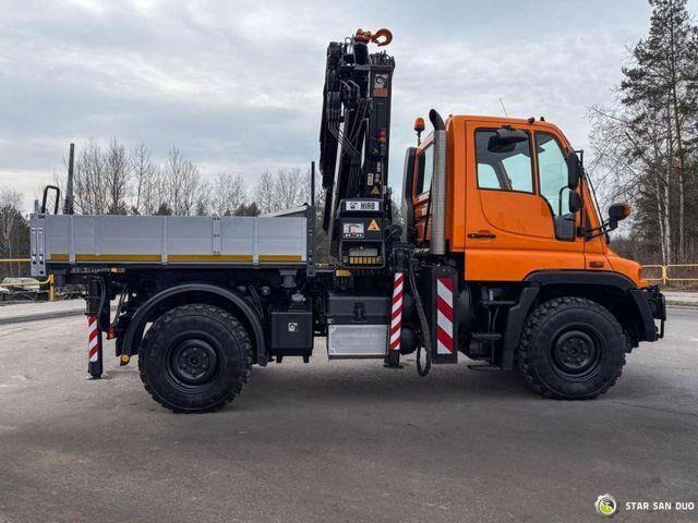 آلة حرث الحديقة Unimog Mercedes-Benz UNIMOG U300 4x4 HIAB 122 D-3 CRANE: صورة 17