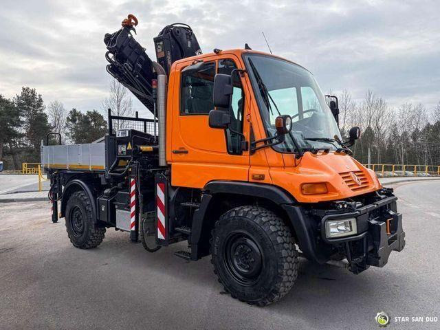 آلة حرث الحديقة Unimog Mercedes-Benz UNIMOG U300 4x4 HIAB 122 D-3 CRANE: صورة 16
