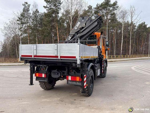 آلة حرث الحديقة Unimog Mercedes-Benz UNIMOG U300 4x4 HIAB 122 D-3 CRANE: صورة 14