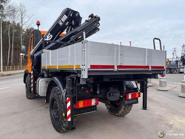 آلة حرث الحديقة Unimog Mercedes-Benz UNIMOG U300 4x4 HIAB 122 D-3 CRANE: صورة 13