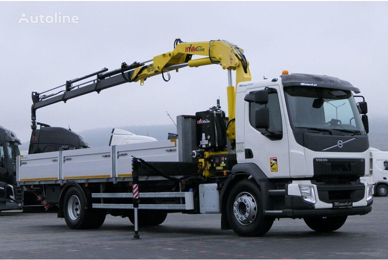 Volvo FE 280 - شاحنات مسطحة, شاحنة كرين: صورة 1 Volvo FE 280 - شاحنات مسطحة, شاحنة كرين: صورة 1