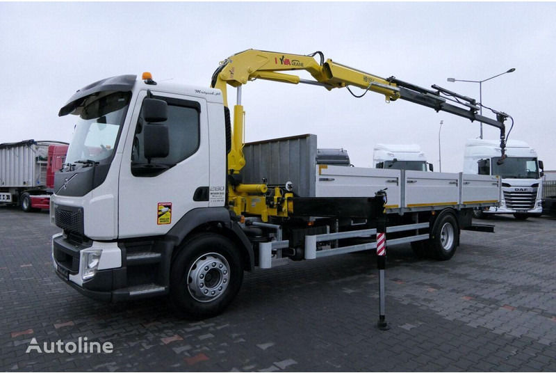 Volvo FE 280 - شاحنات مسطحة, شاحنة كرين: صورة 5 Volvo FE 280 - شاحنات مسطحة, شاحنة كرين: صورة 5