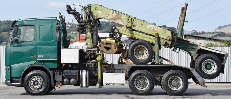 Volvo FH 500 * LOGLIFT F251 S80A + Anhänger /6x4 - شاحنة قطع الأشجار, شاحنة كرين: صورة 3 Volvo FH 500 * LOGLIFT F251 S80A + Anhänger /6x4 - شاحنة قطع الأشجار, شاحنة كرين: صورة 3