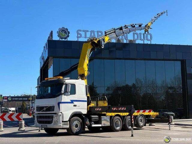 Volvo FH 520 8x4 HMF ODIN K6 EURO 5 FLY JIB Crane - شاحنات مسطحة, شاحنة كرين: صورة 1 Volvo FH 520 8x4 HMF ODIN K6 EURO 5 FLY JIB Crane - شاحنات مسطحة, شاحنة كرين: صورة 1