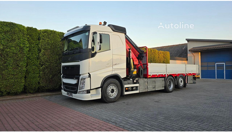 Volvo FH 540 - Flatbed+crane 6x2 - شاحنات مسطحة, شاحنة كرين: صورة 2 Volvo FH 540 - Flatbed+crane 6x2 - شاحنات مسطحة, شاحنة كرين: صورة 2