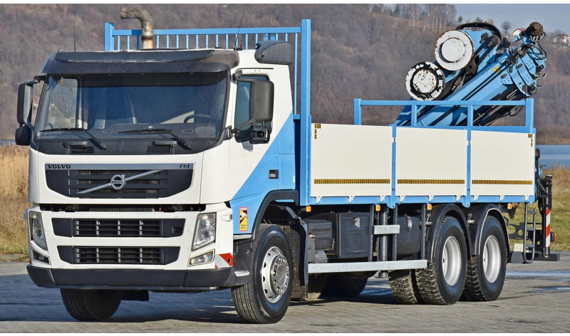Volvo FM 410 - شاحنات مسطحة, شاحنة كرين: صورة 4 Volvo FM 410 - شاحنات مسطحة, شاحنة كرين: صورة 4