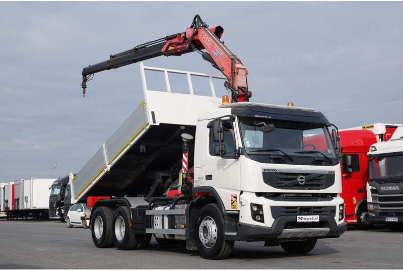 Volvo FMX 370 / 6X4 / WYWROTKA + HDS FASSI F165XP / MAX UDŹWIG 5200KG - شاحنة قلاب: صورة 5 Volvo FMX 370 / 6X4 / WYWROTKA + HDS FASSI F165XP / MAX UDŹWIG 5200KG - شاحنة قلاب: صورة 5