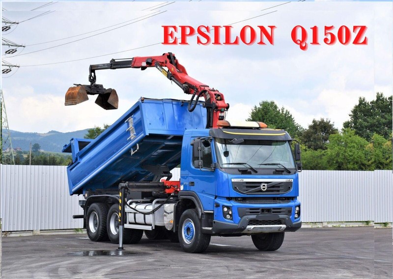 Volvo FMX 370 - شاحنة قلاب, شاحنة كرين: صورة 1 Volvo FMX 370 - شاحنة قلاب, شاحنة كرين: صورة 1