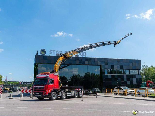 Volvo FMX 500 8x2 Effer 585 Fly Jib Winch Crane Kran - شاحنات مسطحة, شاحنة كرين: صورة 2 Volvo FMX 500 8x2 Effer 585 Fly Jib Winch Crane Kran - شاحنات مسطحة, شاحنة كرين: صورة 2
