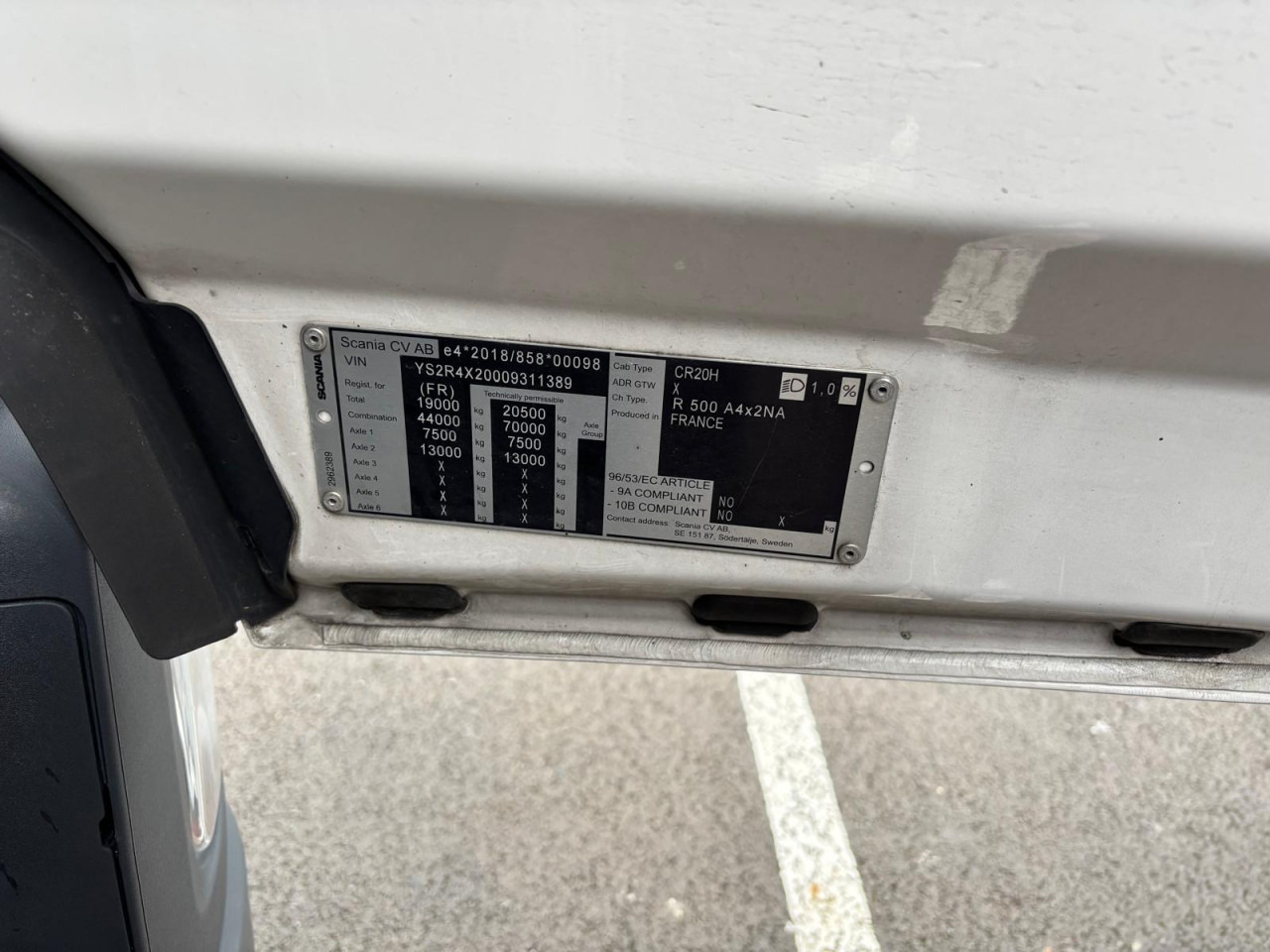 SCANIA R 500 A4x2NA - رأس تريلا: صورة 5 SCANIA R 500 A4x2NA - رأس تريلا: صورة 5