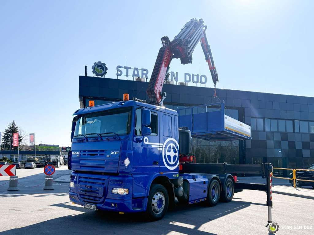 DAF XF 105.510 6x4 FASSI 450 FLY JIB Winch 5th - شاحنة كرين: صورة 1 DAF XF 105.510 6x4 FASSI 450 FLY JIB Winch 5th - شاحنة كرين: صورة 1