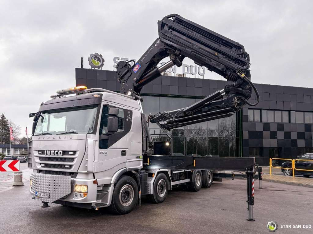 Iveco STRALIS AS320S50Y 8x2 HMF 8520-0K6 FLY JIB Winc - شاحنة كرين: صورة 2 Iveco STRALIS AS320S50Y 8x2 HMF 8520-0K6 FLY JIB Winc - شاحنة كرين: صورة 2