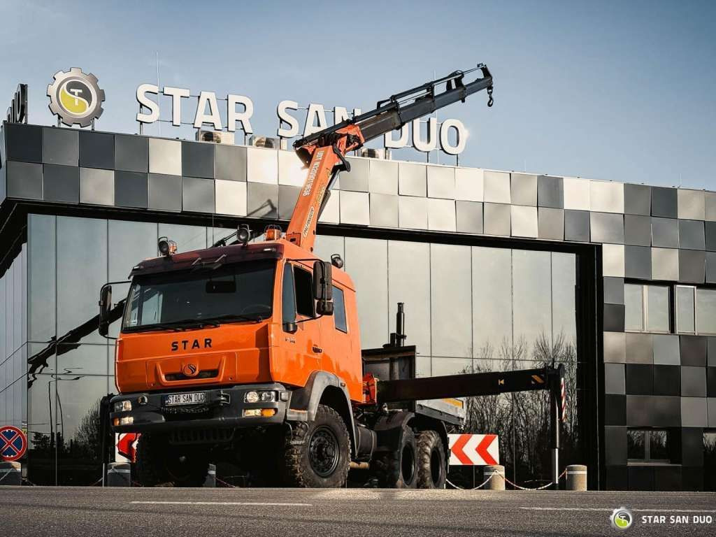 MAN STAR 266 MAN 6x6 PALFINGER PK 18001 Crane Kran - شاحنة كرين: صورة 2 MAN STAR 266 MAN 6x6 PALFINGER PK 18001 Crane Kran - شاحنة كرين: صورة 2