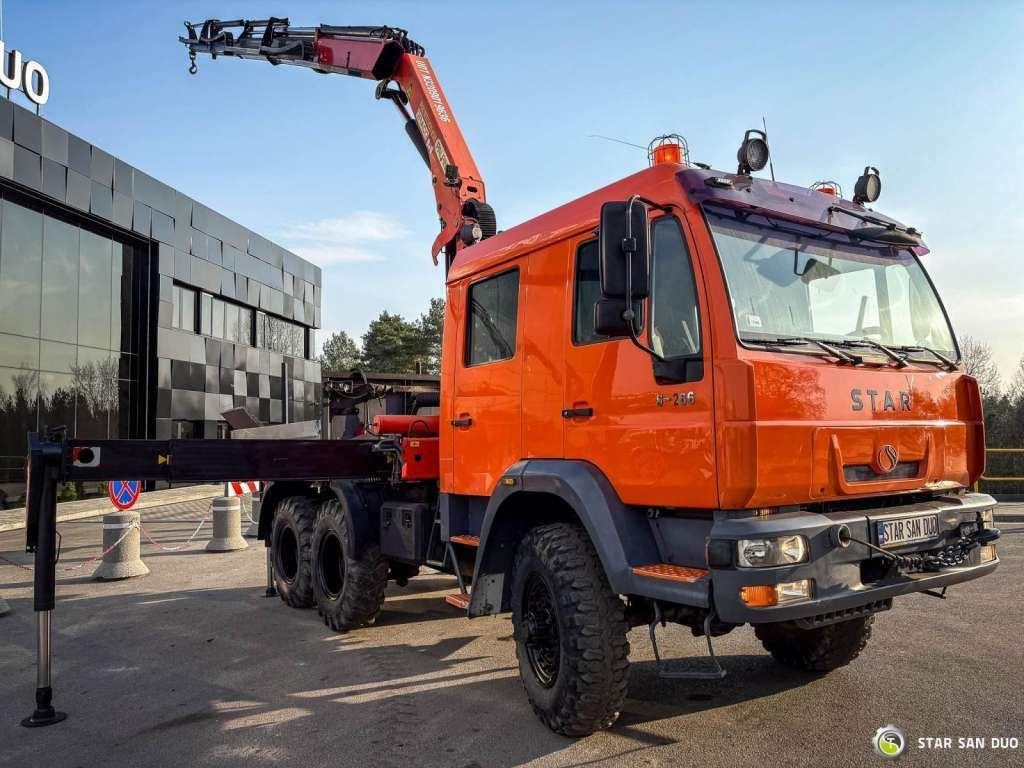 MAN STAR 266 MAN 6x6 PALFINGER PK 18001 Crane Kran - شاحنة كرين: صورة 4 MAN STAR 266 MAN 6x6 PALFINGER PK 18001 Crane Kran - شاحنة كرين: صورة 4