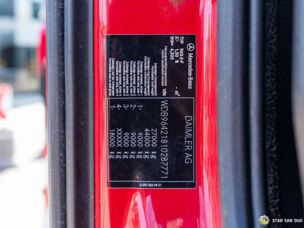 شاحنة كرين Mercedes-Benz  AROCS 3345 6x6 HMF 3220 Winch Crane tipper: صورة 18