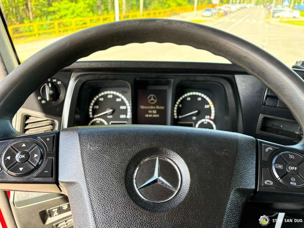 شاحنة كرين Mercedes-Benz  AROCS 3345 6x6 HMF 3220 Winch Crane tipper: صورة 12