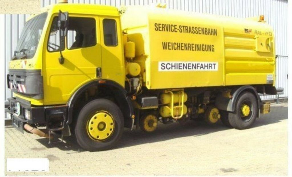 Mercedes-Benz SK 1820 4x2 Schienenreinigungs Kehrmaschine RAIL - سياره كنس شوارع: صورة 1 Mercedes-Benz SK 1820 4x2 Schienenreinigungs Kehrmaschine RAIL - سياره كنس شوارع: صورة 1