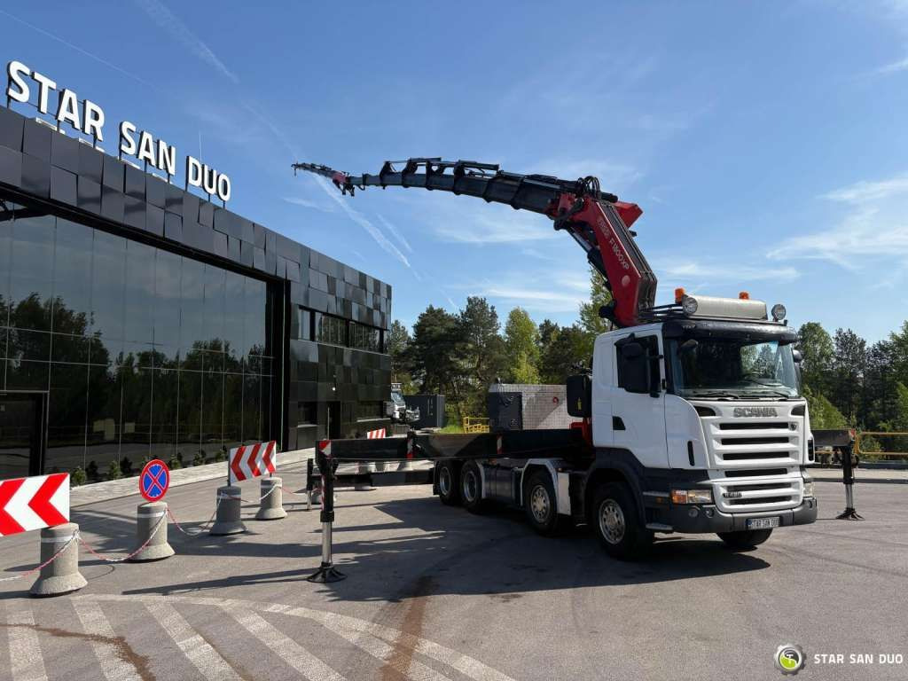Scania R420 8x4 FASSI F1300 AXP Crane FLY JIB Euro 4 - شاحنة كرين: صورة 2 Scania R420 8x4 FASSI F1300 AXP Crane FLY JIB Euro 4 - شاحنة كرين: صورة 2