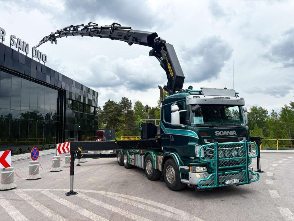Scania R480 8x2 PALFINGER PK 92002 SH FLY JIB CRANE - شاحنة كرين: صورة 3 Scania R480 8x2 PALFINGER PK 92002 SH FLY JIB CRANE - شاحنة كرين: صورة 3