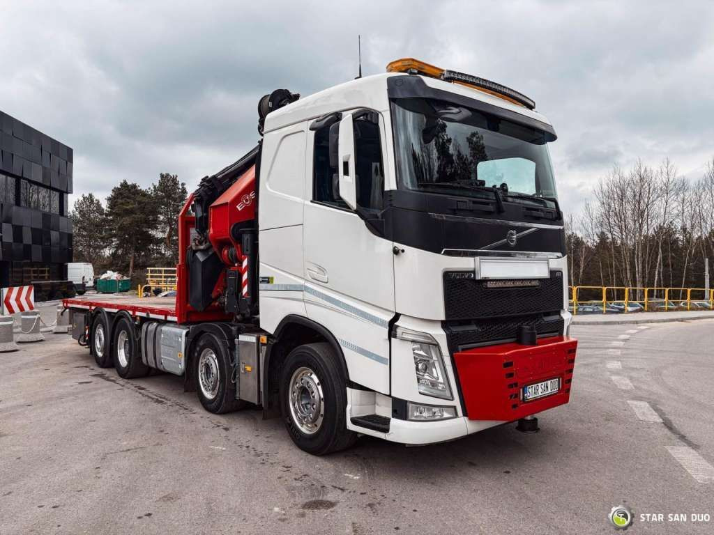Volvo FH 550 8x2 HMF 8520 FLY JIB Winch Crane Euro 6 - شاحنة كرين: صورة 5 Volvo FH 550 8x2 HMF 8520 FLY JIB Winch Crane Euro 6 - شاحنة كرين: صورة 5