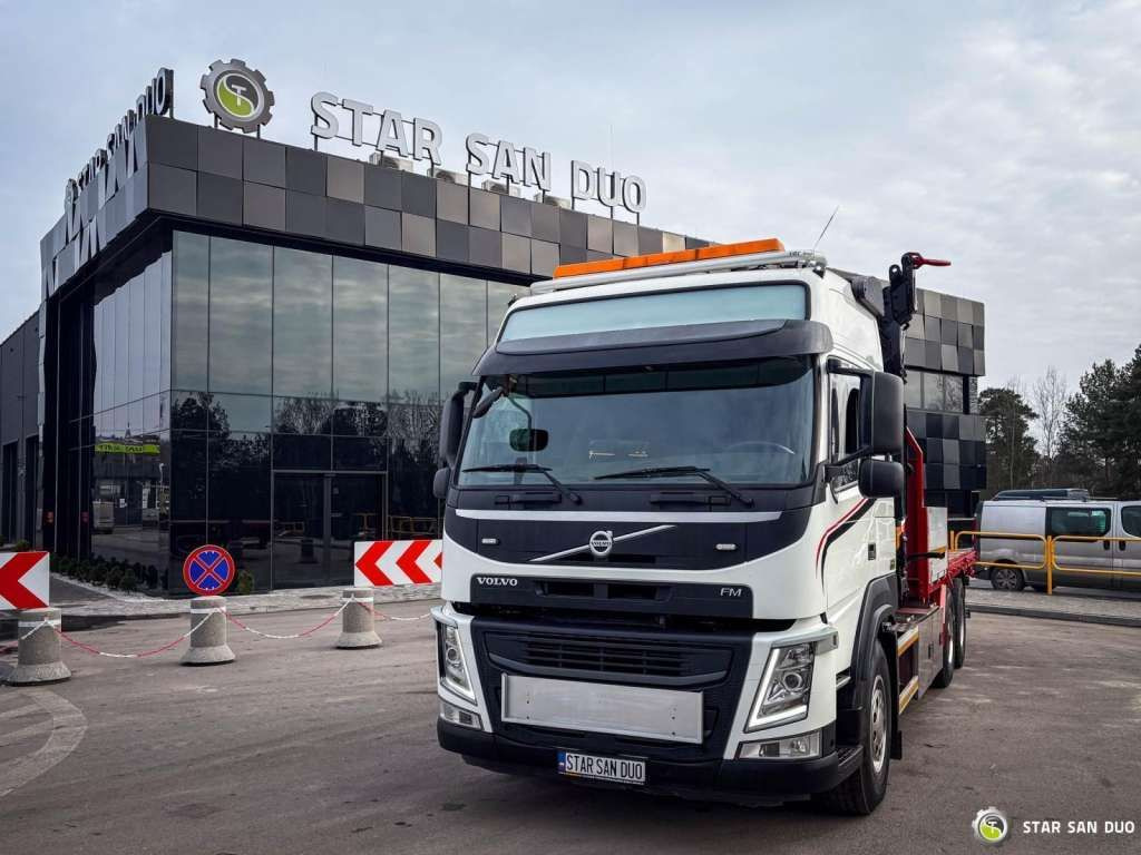 شاحنة كرين Volvo  FM 450 6x2 EFFER 395/8S Euro 6  Crane Winch: صورة 12