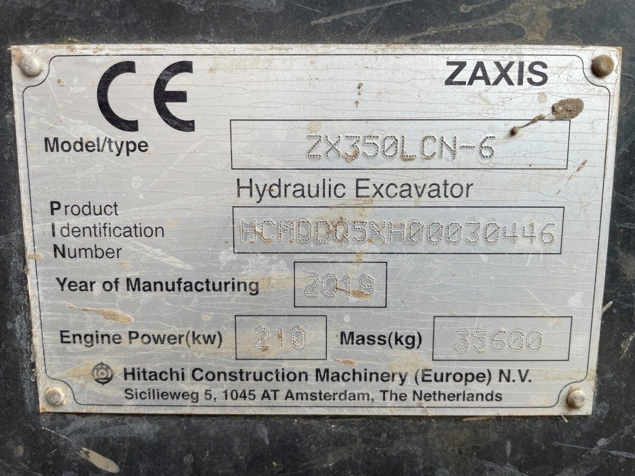 تأجير HITACHI ZX350 LCN - 6 HITACHI ZX350 LCN - 6: صورة 10