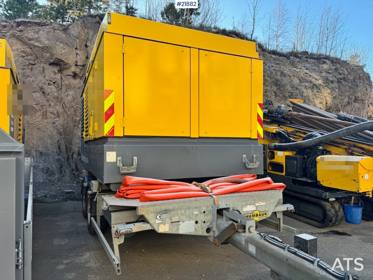 Atlas Copco 2018 Atlas Copco Y35 LuftKompressor på Humbaur understell. - ضاغط هوائي: صورة 4 Atlas Copco 2018 Atlas Copco Y35 LuftKompressor på Humbaur understell. - ضاغط هوائي: صورة 4