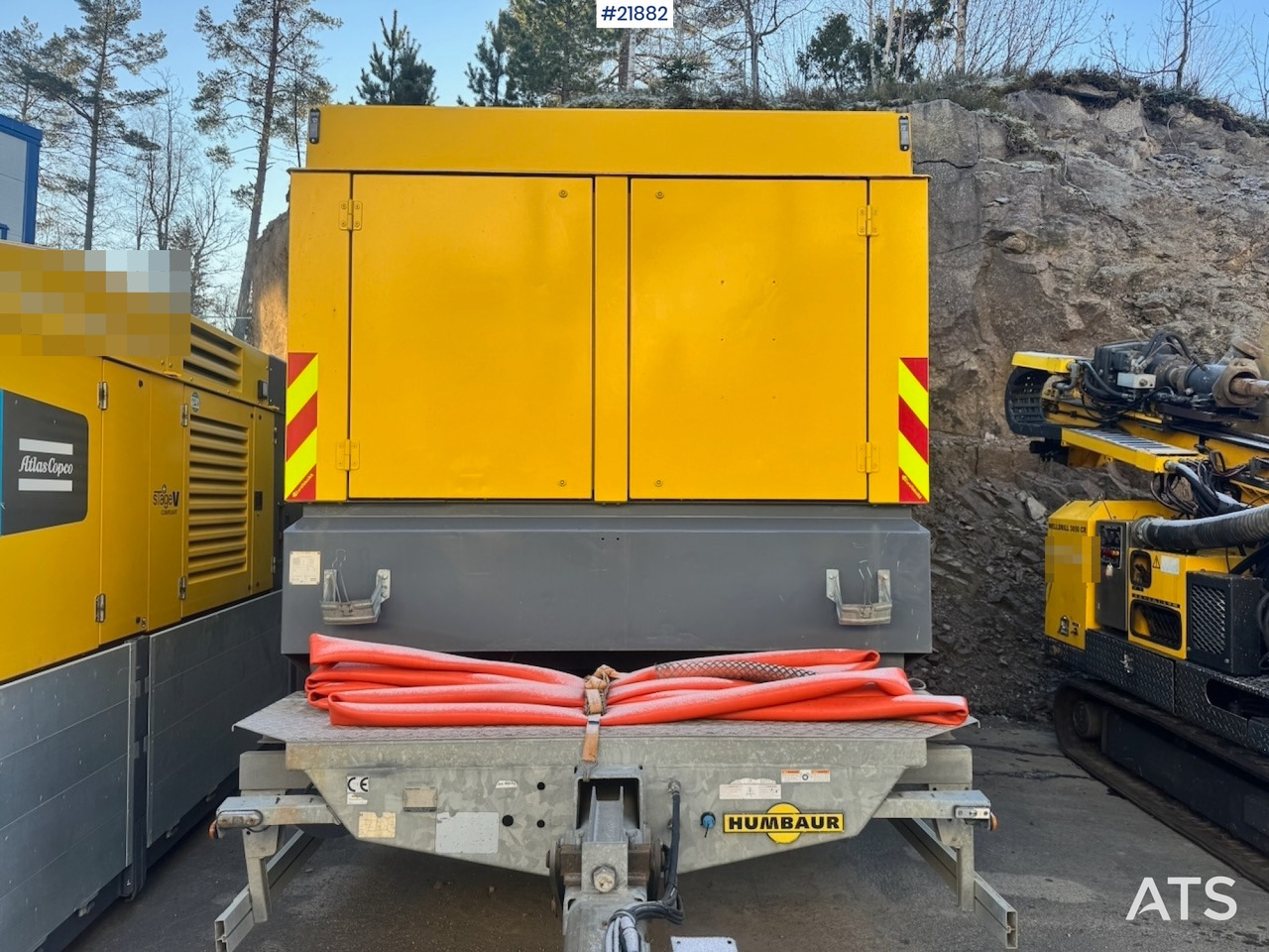 Atlas Copco 2018 Atlas Copco Y35 LuftKompressor på Humbaur understell. - ضاغط هوائي: صورة 3 Atlas Copco 2018 Atlas Copco Y35 LuftKompressor på Humbaur understell. - ضاغط هوائي: صورة 3